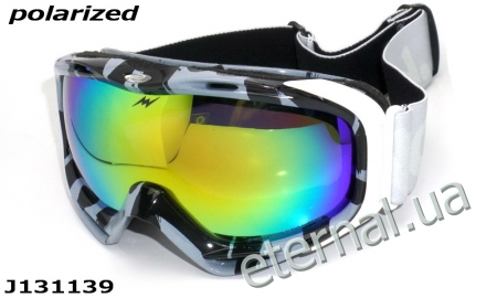 лыжные очки J131139-P C04 black-grey