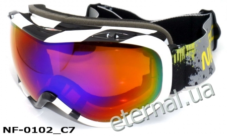 лыжные очки NF-0102 C7-b black-white