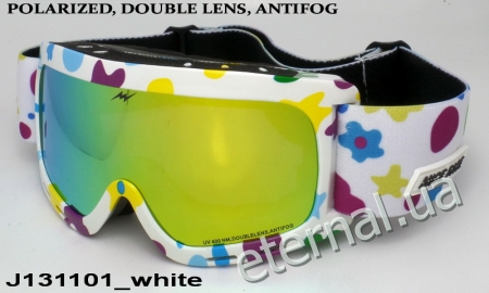 лыжные детские очки J131101 white