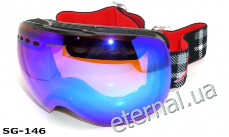 лыжные очки SG-146 C07 matte black-blue