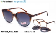 Anna Smith оправа очки AS0608 COL.005P clip-on blue blocker pola