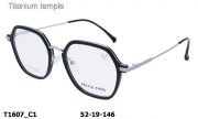 Оправа Gentle Fawn T1607 C1 Titanium temple