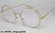 Имиджевые очки in-3430 img-gold