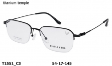 Оправа Gentle Fawn T1551 C3 Titanium temple