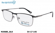 Оправа MARC JOHN MJ0685 BLK Blue Blocker