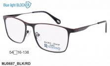 Оправа MARC JOHN MJ0687 BLK/RD Blue Blocker