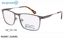Оправа MARC JOHN MJ0687 GUN/BL Blue Blocker