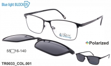 Оправа Thom RICHARD TR0033 COL.001 Clip-on Blue Blocker