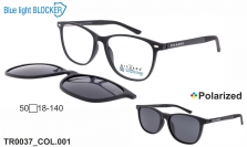 Оправа Thom RICHARD TR0037 COL.001 Clip-on Blue Blocker