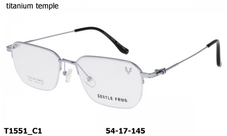 Оправа Gentle Fawn T1551 C1 Titanium temple