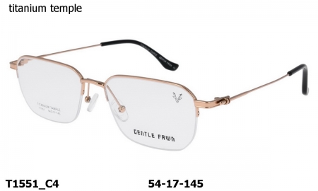 Оправа Gentle Fawn T1551 C4 Titanium temple