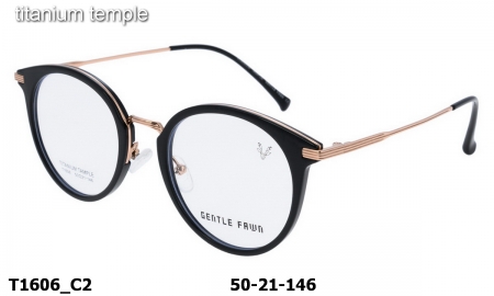 Оправа Gentle Fawn T1606 C2 Titanium temple