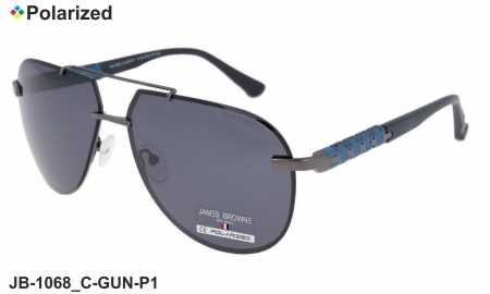 James BROWNE очки JB-1068 C-GUN-P1 polarized