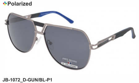 James BROWNE очки JB-1072 D-GUN/BL-P1 polarized