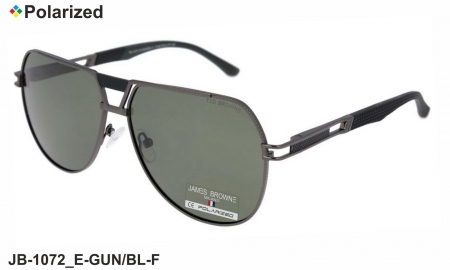 James BROWNE очки JB-1072 E-GUN/BL-F polarized