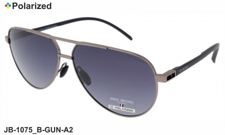 James BROWNE очки JB-1075 B-GUN-A2 polarized