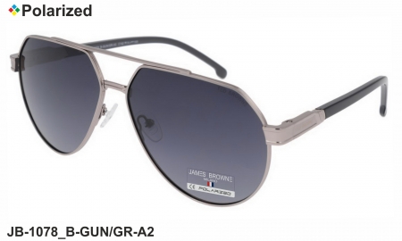 James BROWNE очки JB-1078 B-GUN/GR-A2 polarized