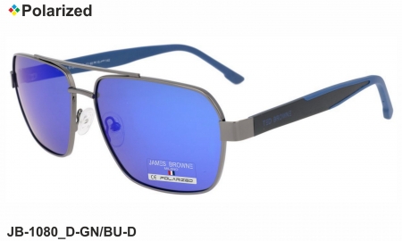 James BROWNE очки JB-1080 D-GN/BU-D polarized