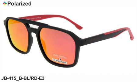 James BROWNE очки JB-415 B-BL/RD-E3 polarized