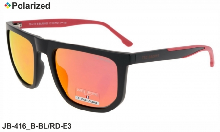 James BROWNE очки JB-416 B-BL/RD-E3 polarized