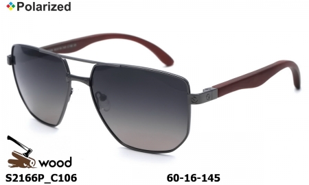 KAIZI MILANO очки S2166P C106 wood polarized