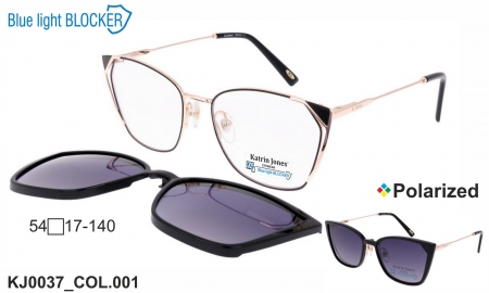 Оправа Katrin Jones KJ0037 COL.001 Clip-on Blue Blocker