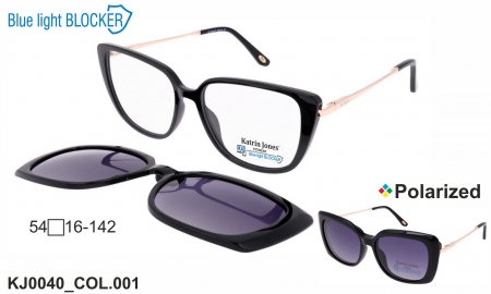 Оправа Katrin Jones KJ0040 COL.001 Clip-on Blue Blocker