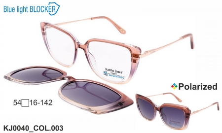 Оправа Katrin Jones KJ0040 COL.003 Clip-on Blue Blocker