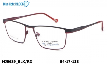 Оправа MARC JOHN MJ0689 BLK/RD Blue Blocker