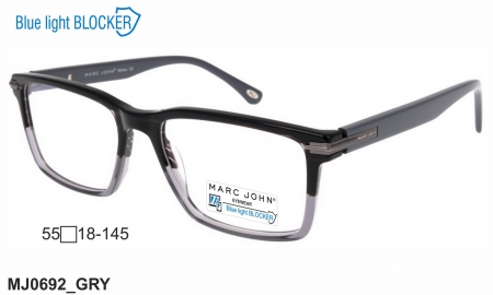 Оправа MARC JOHN MJ0692 GRY Blue Blocker