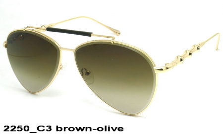 эксклюзивные очки EX-2250 C3-brown-olive