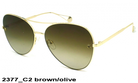 эксклюзивные очки EX-2377 C2-brown-olive