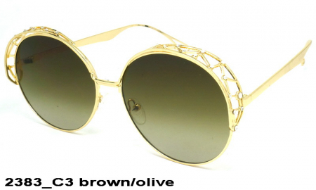 эксклюзивные очки EX-2383 C3-brown-olive