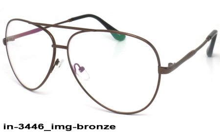 Имиджевые очки in-3446 img-bronze