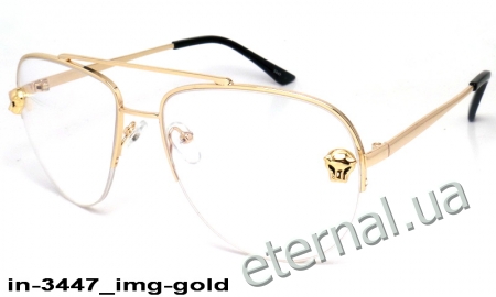 Имиджевые очки in-3447 img-gold